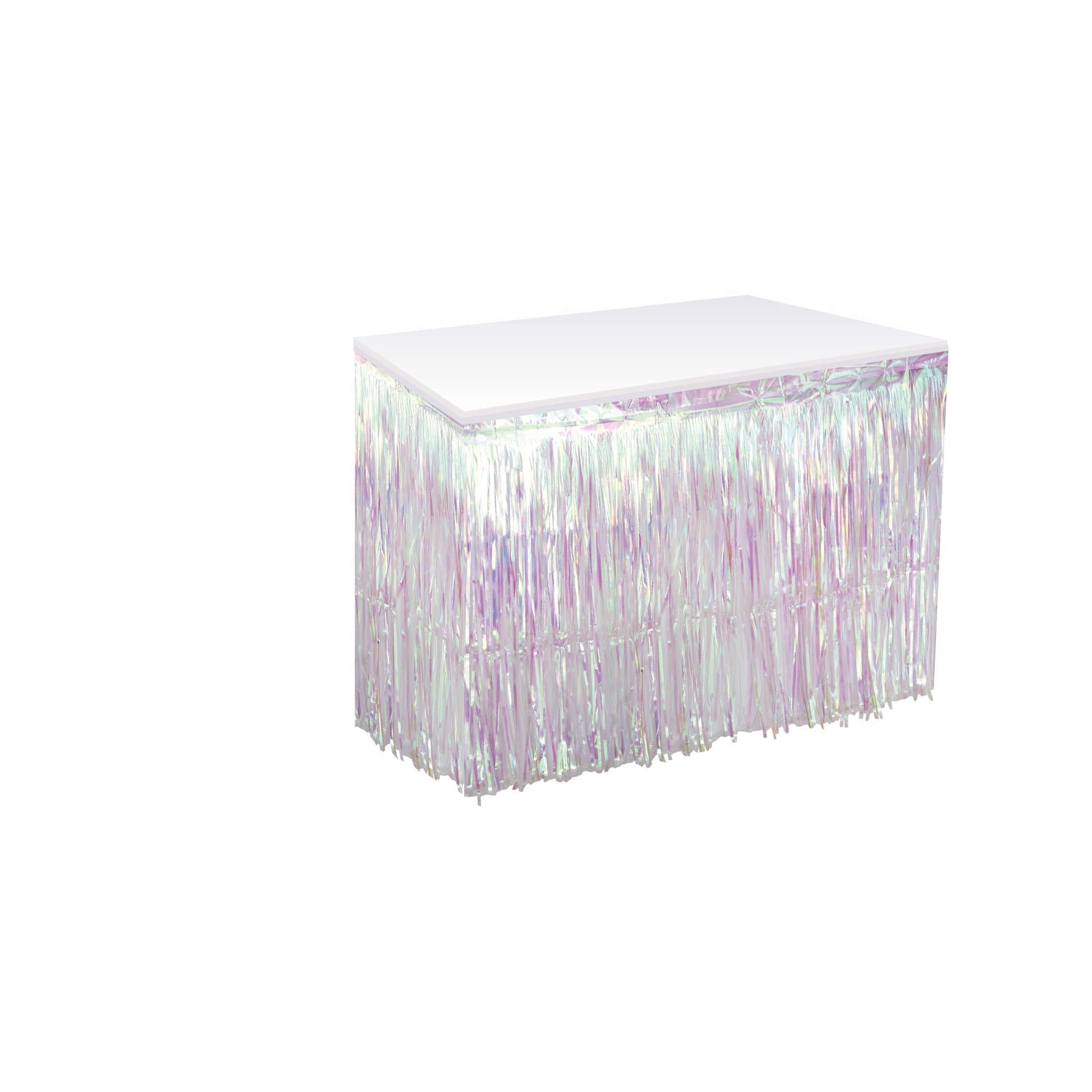 30" x 14" Foil Skirt Iridescent